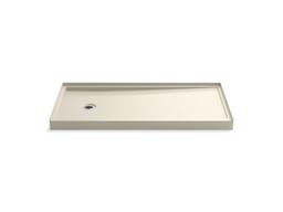 Kohler Rely 60'' x 30'' alcove shower base, left drain - White - image 2