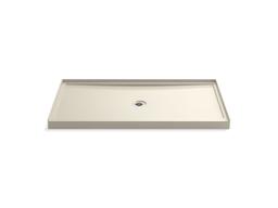 Kohler Rely 60'' x 34'' alcove shower base, center drain - White - image 2