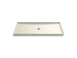 Kohler Rely 60'' x 34'' alcove shower base, center drain - White - image 4
