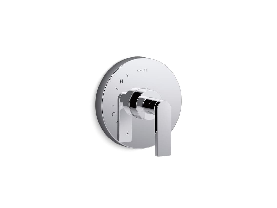 Kohler Composed Rite-Temp valve trim with lever handle - Polished Chrome by Kohler