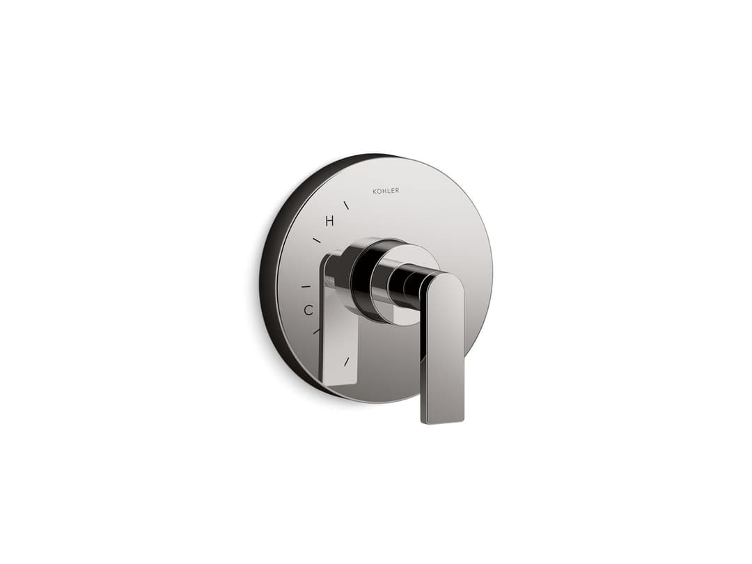 Kohler Composed Rite-Temp valve trim with lever handle - Vibrant Titanium by Kohler