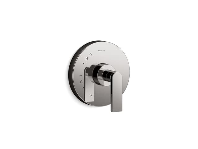 Kohler Composed Rite-Temp valve trim with lever handle - Vibrant Titanium