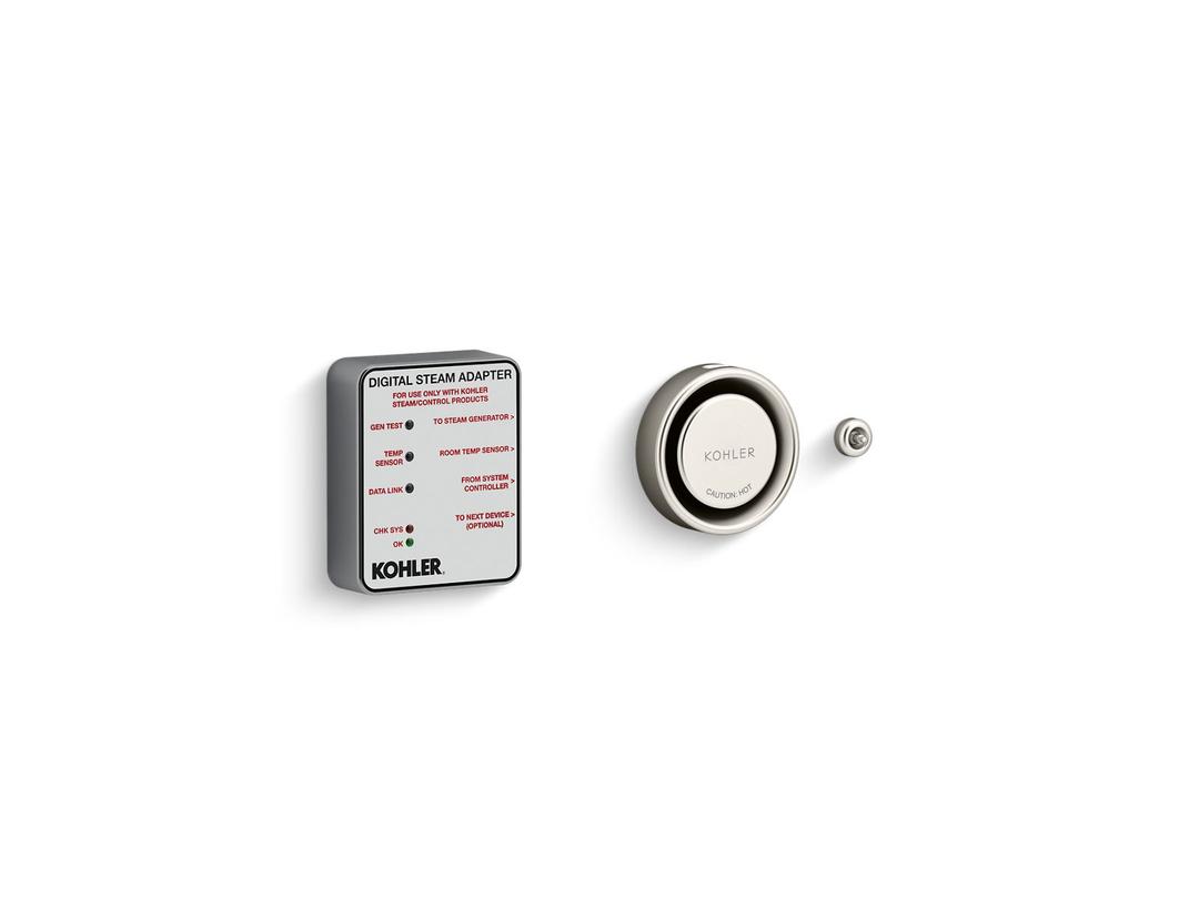 Kohler Invigoration Series Digital steam adapter kit - Vibrant Brushed Nickel by Kohler