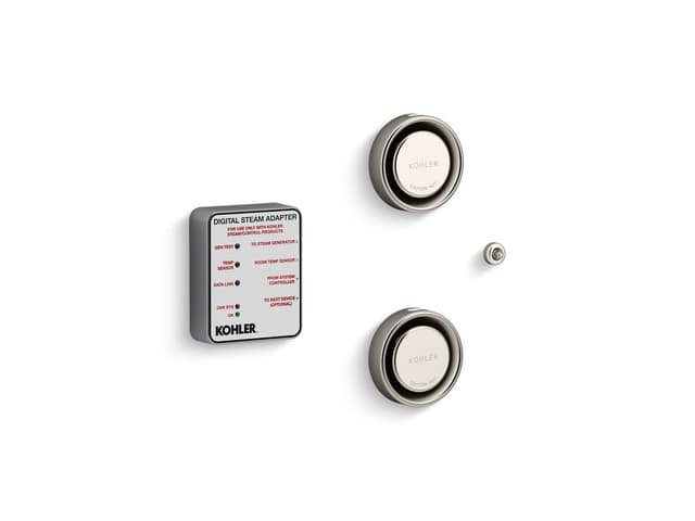 Kohler Invigoration Series Tandem digital steam adapter kit - Vibrant Brushed Nickel