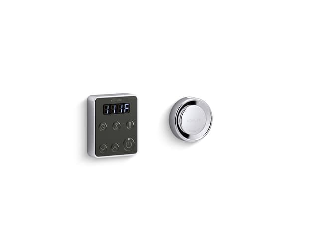 Kohler Invigoration Series Steam generator control kit - Polished Chrome