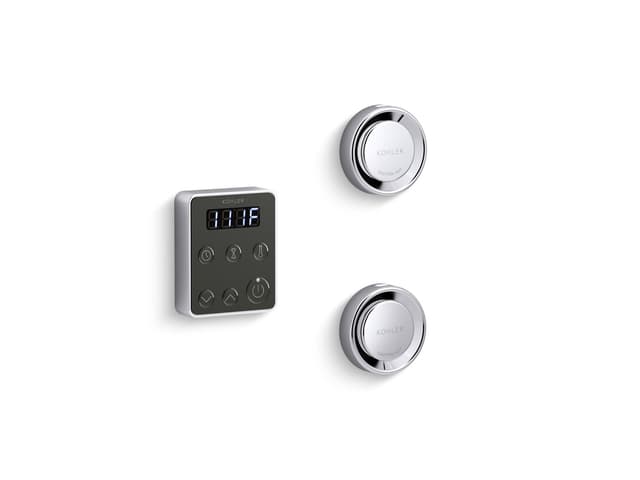 Kohler Invigoration Series Tandem steam generator control kit - Polished Chrome