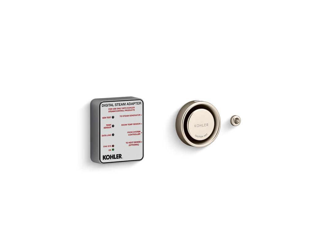 Kohler Invigoration Series Digital steam adapter kit - Vibrant Brushed Bronze by Kohler