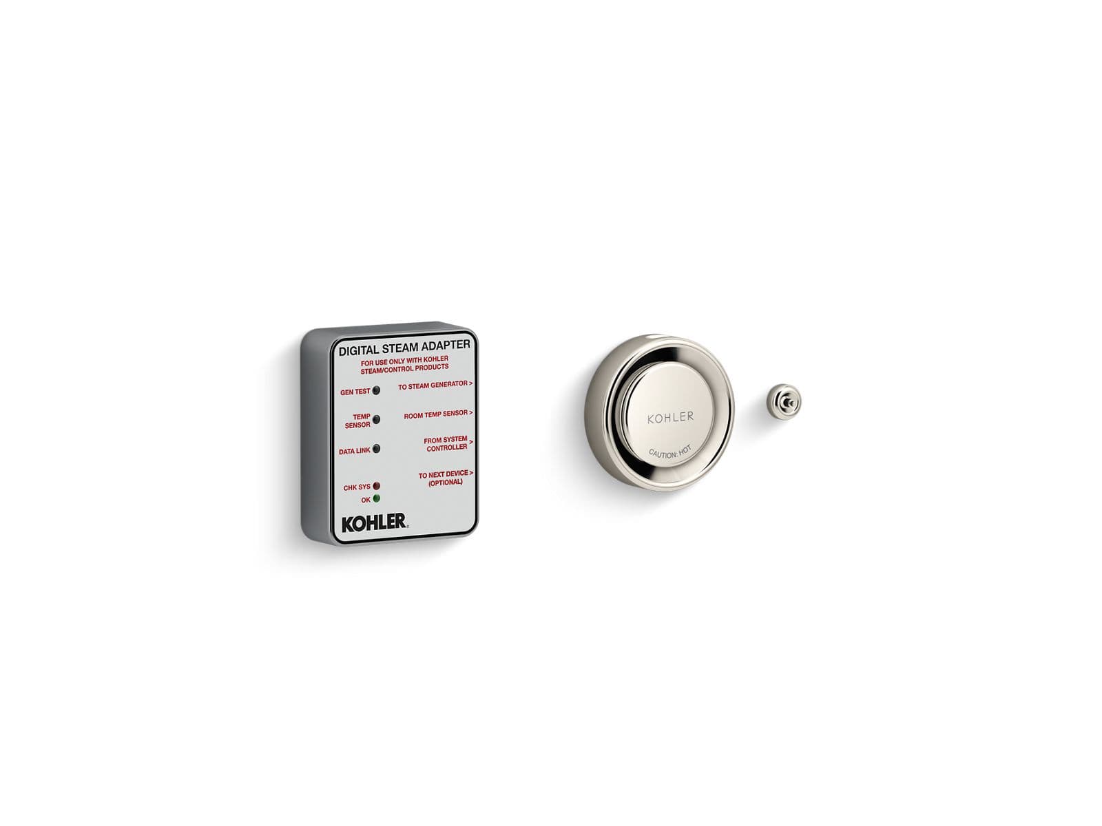 Kohler Invigoration Series Digital steam adapter kit - Vibrant Polished Nickel by Kohler