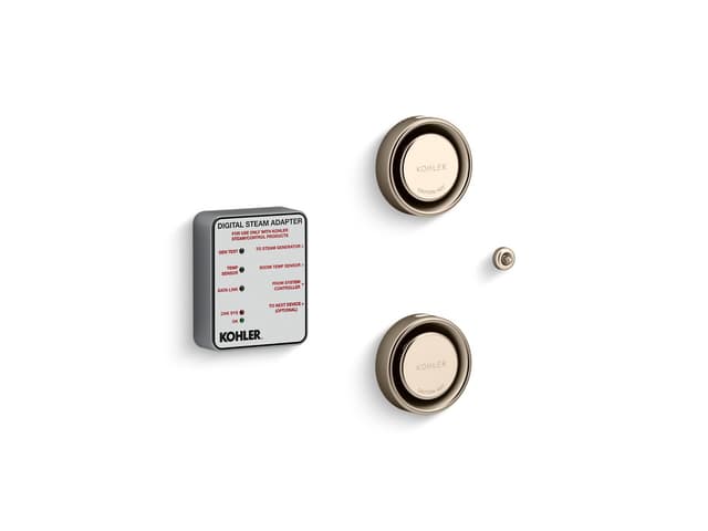 Kohler Invigoration Series Tandem digital steam adapter kit - Vibrant Brushed Bronze