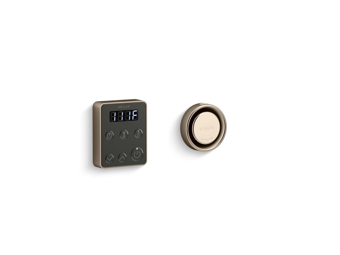 Kohler Invigoration Series Steam generator control kit - Vibrant Brushed Bronze by Kohler