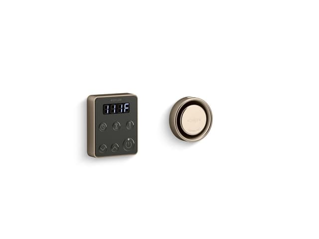 Kohler Invigoration Series Steam generator control kit - Vibrant Brushed Bronze