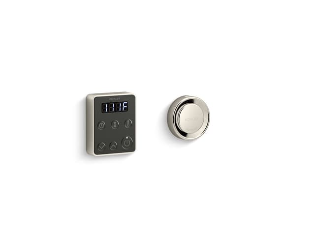 Kohler Invigoration Series Steam generator control kit - Vibrant Polished Nickel