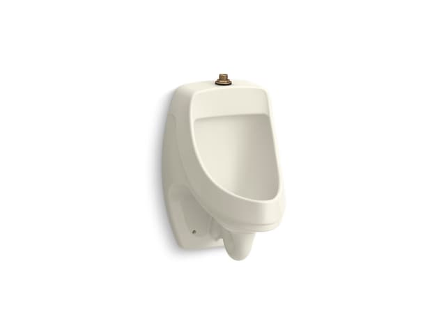Kohler DexterE Washout half-stall 0.125 gpf urinal, top spud - Biscuit