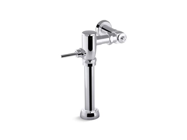 Kohler Primme Manual Toilet flushometer, 1.28 gpf - Polished Chrome