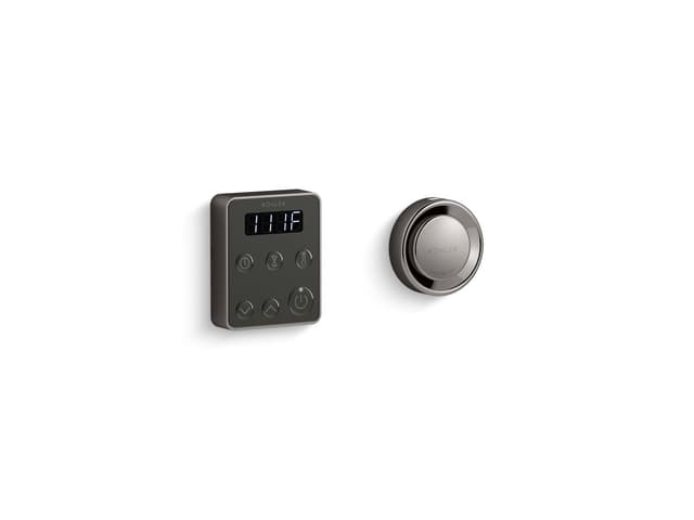 Kohler Invigoration Series Steam generator control kit - Vibrant Titanium