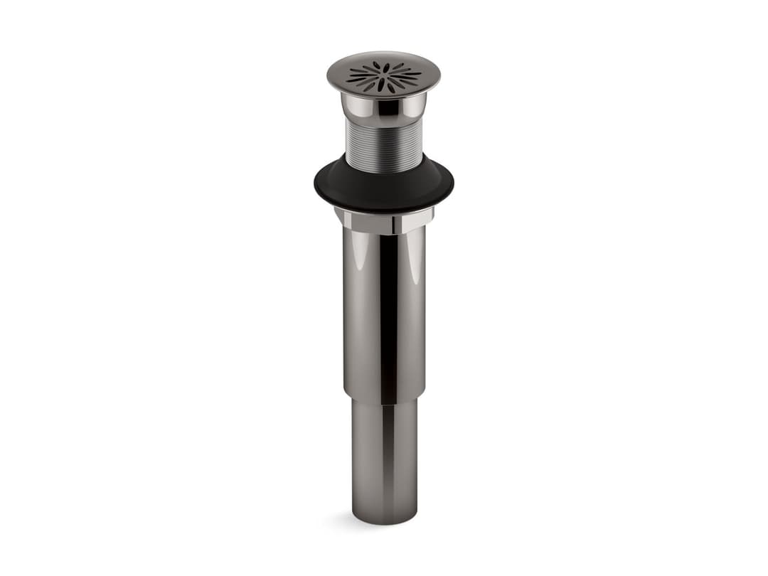 Kohler Decorative grid drain without overflow - Vibrant Titanium by Kohler
