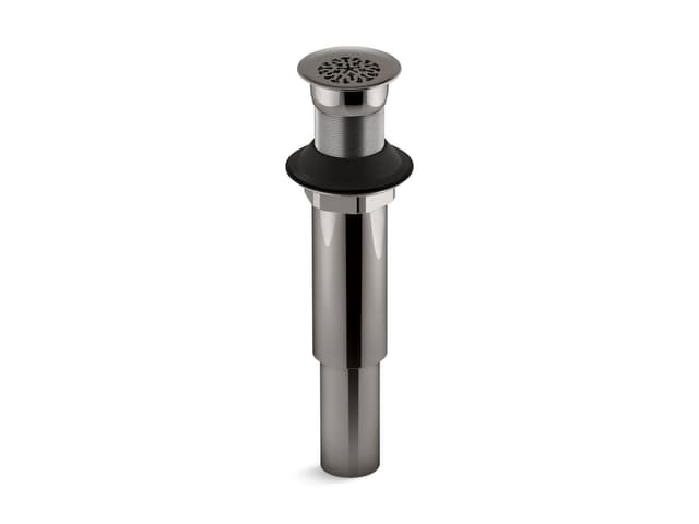 Kohler Decorative grid drain without overflow - Vibrant Titanium