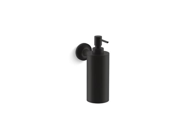 Kohler Purist Wall-mount soap/lotion dispenser - Matte Black