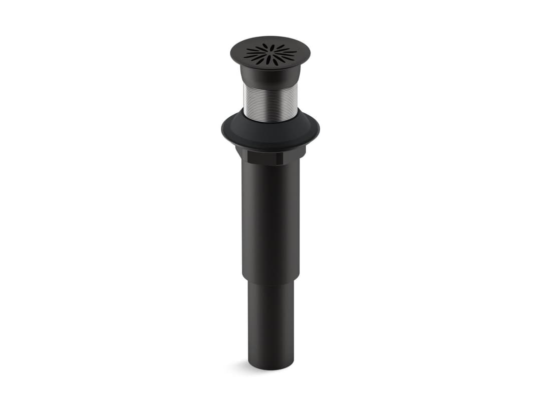 Kohler Decorative grid drain without overflow - Matte Black by Kohler