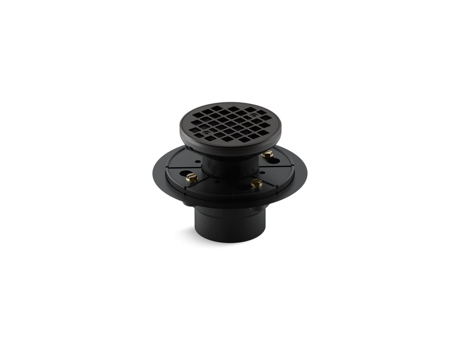 Kohler Clearflo Round design tile-in shower drain - Matte Black by Kohler