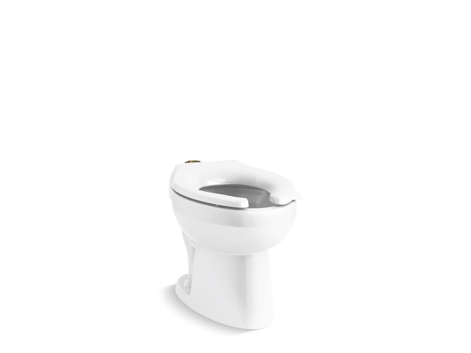 Kohler Wellcomme™ Ultra Floor-mount top spud flushometer bowl by Kohler