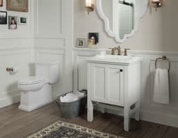 Kohler Tresham One-piece compact elongated toilet with skirted trapway, 1.28 gpf - White - image 4