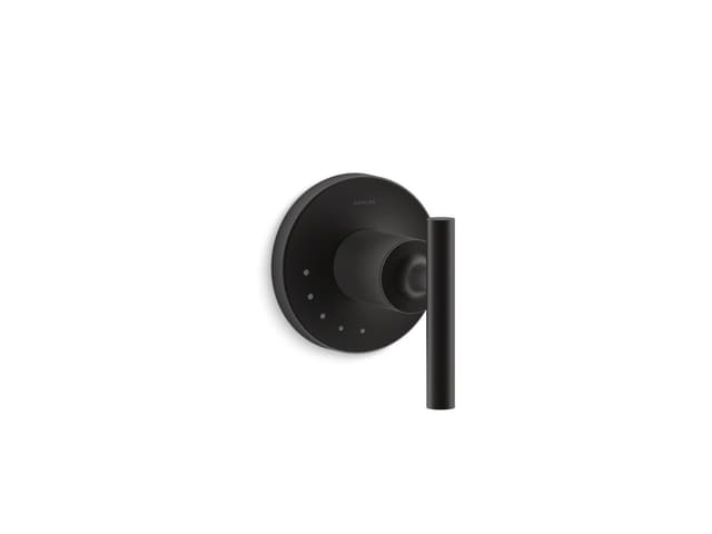 Kohler Purist MasterShower volume control valve trim with lever handle - Matte Black