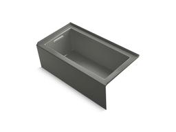 Kohler Underscore Rectangle 60'' x 32'' alcove bath with integral apron, integral flange and left-hand drain - Dune - image 3