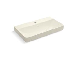 Vox Rectangle Vessel Bathroom Sink With Single Faucet Hole - image 1
