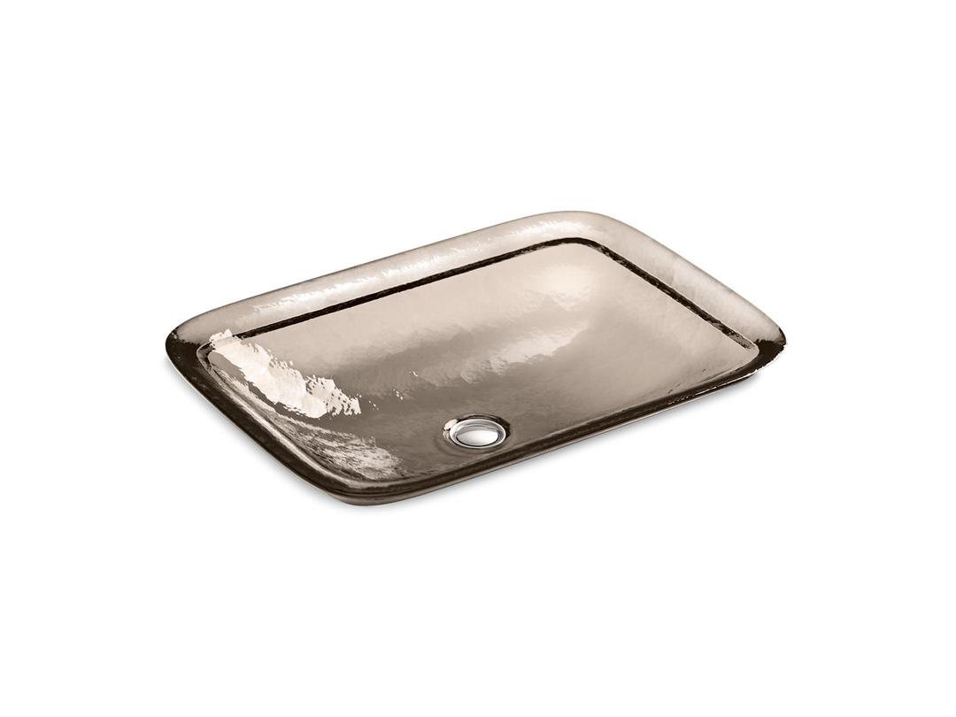 Kohler Inia 20-3/4'' rectangular drop-in bathroom sink, no overflow - Translucent Doe by Kohler