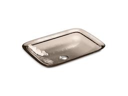 Kohler Inia 20-3/4'' rectangular drop-in bathroom sink, no overflow - Translucent Dew - image 4
