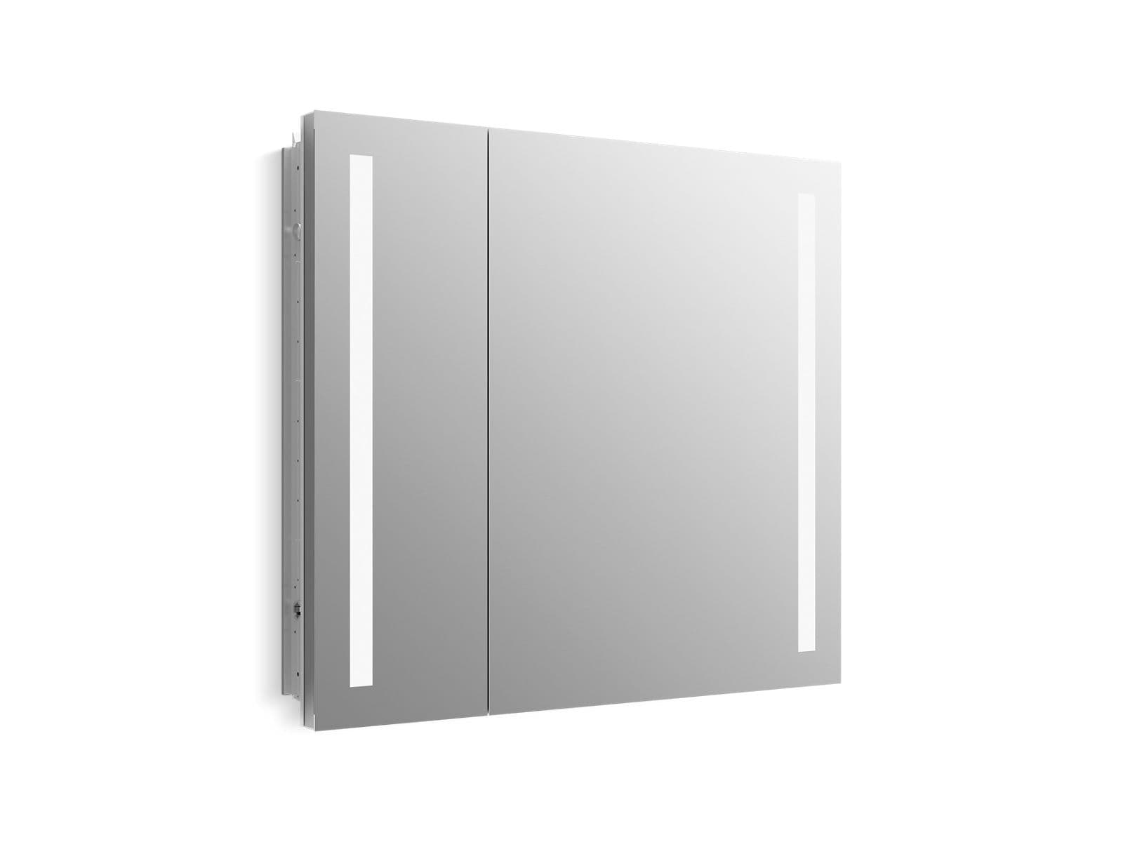 Kohler Verdera 34'' x 30'' two-door lighted medicine cabinet, left-hinged by Kohler