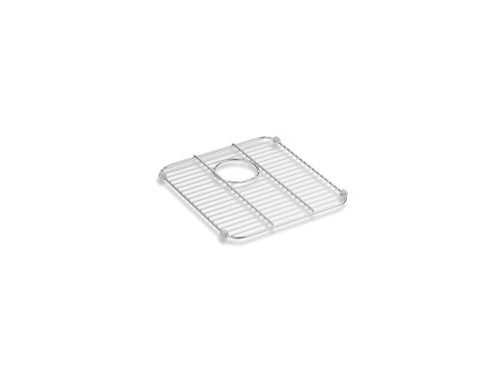Kohler Iron/Tones Stainless steel sink rack, 14-1/4'' x 12-13/16'' for Iron/Tones Smart Divide kitchen sink by Kohler
