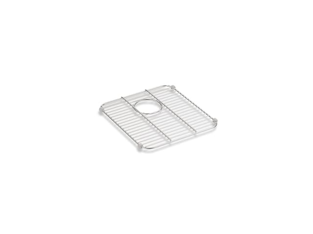 Kohler Iron/Tones Stainless steel sink rack, 14-1/4'' x 12-13/16'' for Iron/Tones Smart Divide kitchen sink