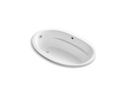 Kohler Sunward 66'' x 42'' drop-in bath with Bask heated surface - White - image 1