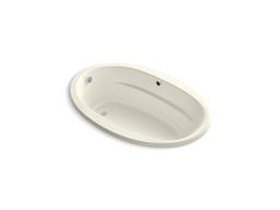 Kohler Sunward 66'' x 42'' drop-in bath with Bask heated surface - White - image 3