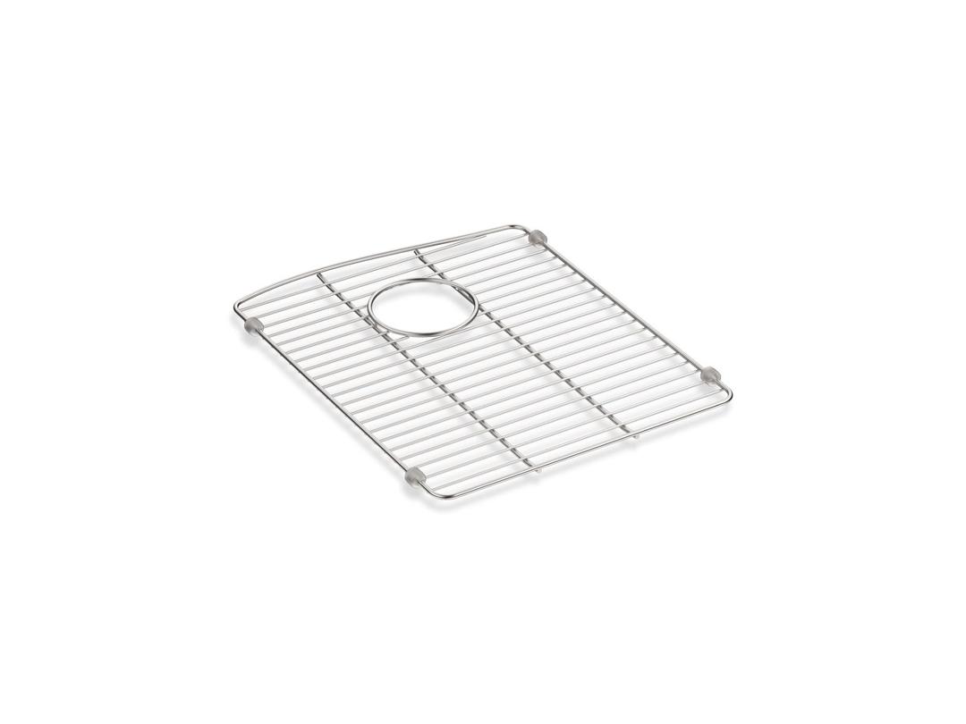 Kohler Kennon Stainless steel sink rack, 13 5/8'' x 16 1/2'', for left-hand bowl by Kohler