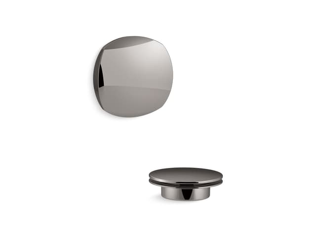 Kohler PureFloE Rotary-turn bath drain trim - Vibrant Titanium
