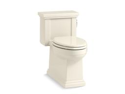 Kohler Tresham Comfort Height One-piece compact elongated 1.28 gpf chair height toilet with right-hand trip lever, and Quiet-CloseE seat - White - image 2