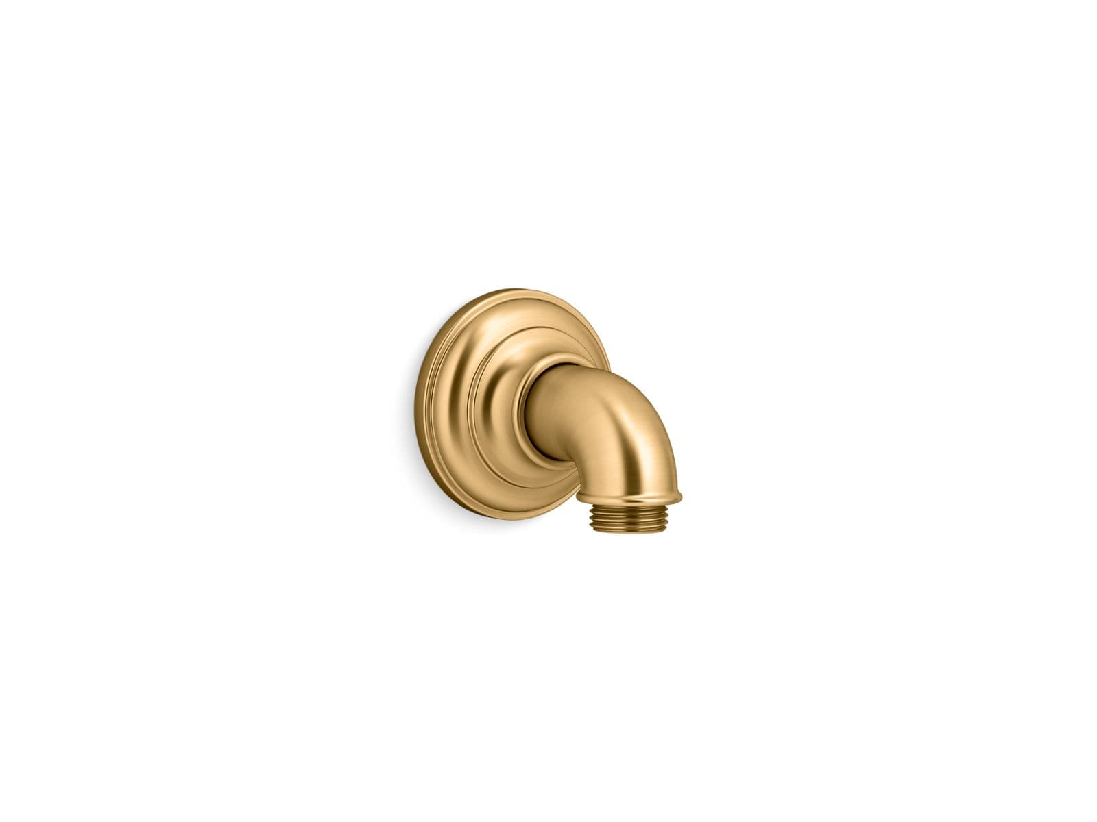 Kohler Artifacts Wall-mount supply elbow - Vibrant Brushed Moderne Brass by Kohler