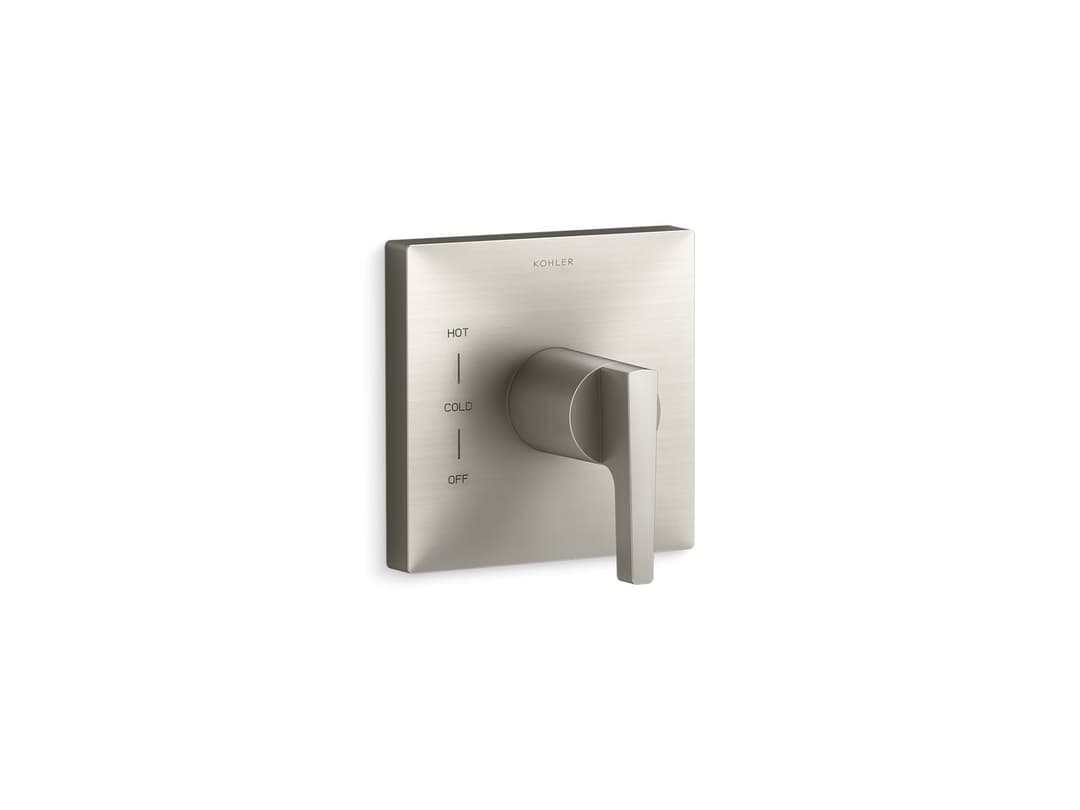 Kohler Honesty Rite-Temp valve trim - Vibrant Brushed Nickel by Kohler