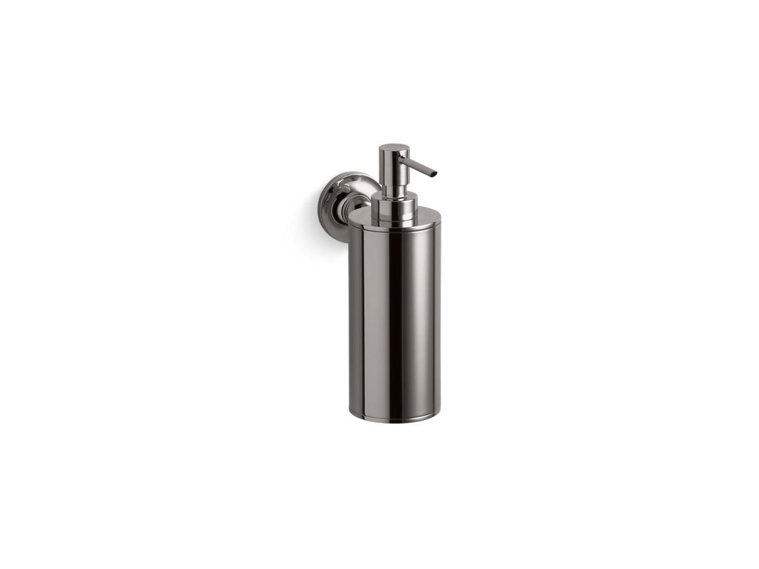 Kohler Purist Wall-mount soap/lotion dispenser - Vibrant Titanium by Kohler