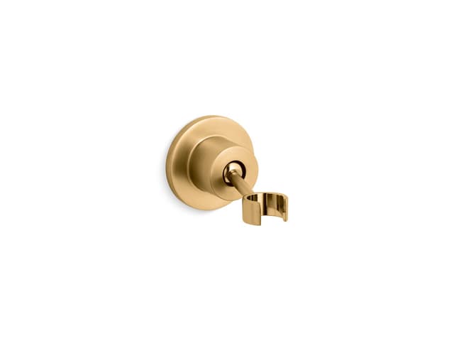 Kohler Stillness Adjustable wall-mount holder - Vibrant Brushed Moderne Brass