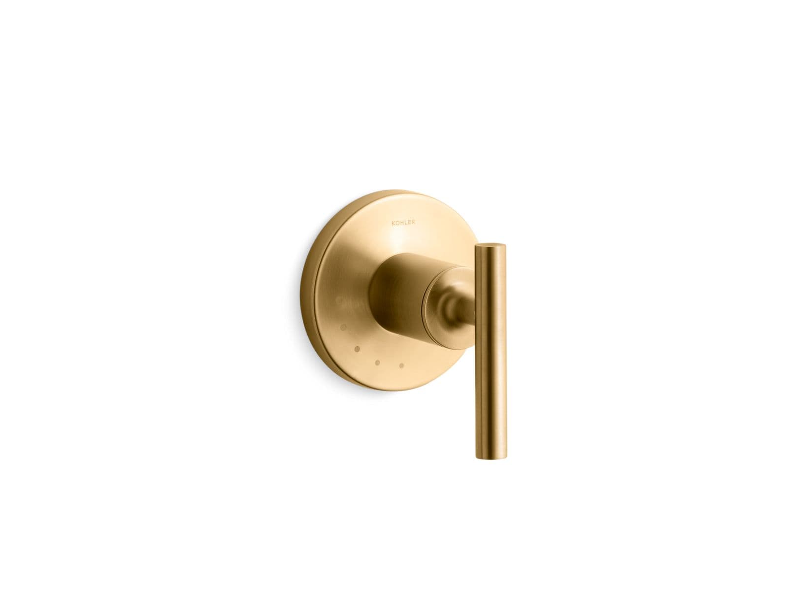 Kohler Purist MasterShower volume control valve trim with lever handle - Vibrant Brushed Moderne Brass by Kohler