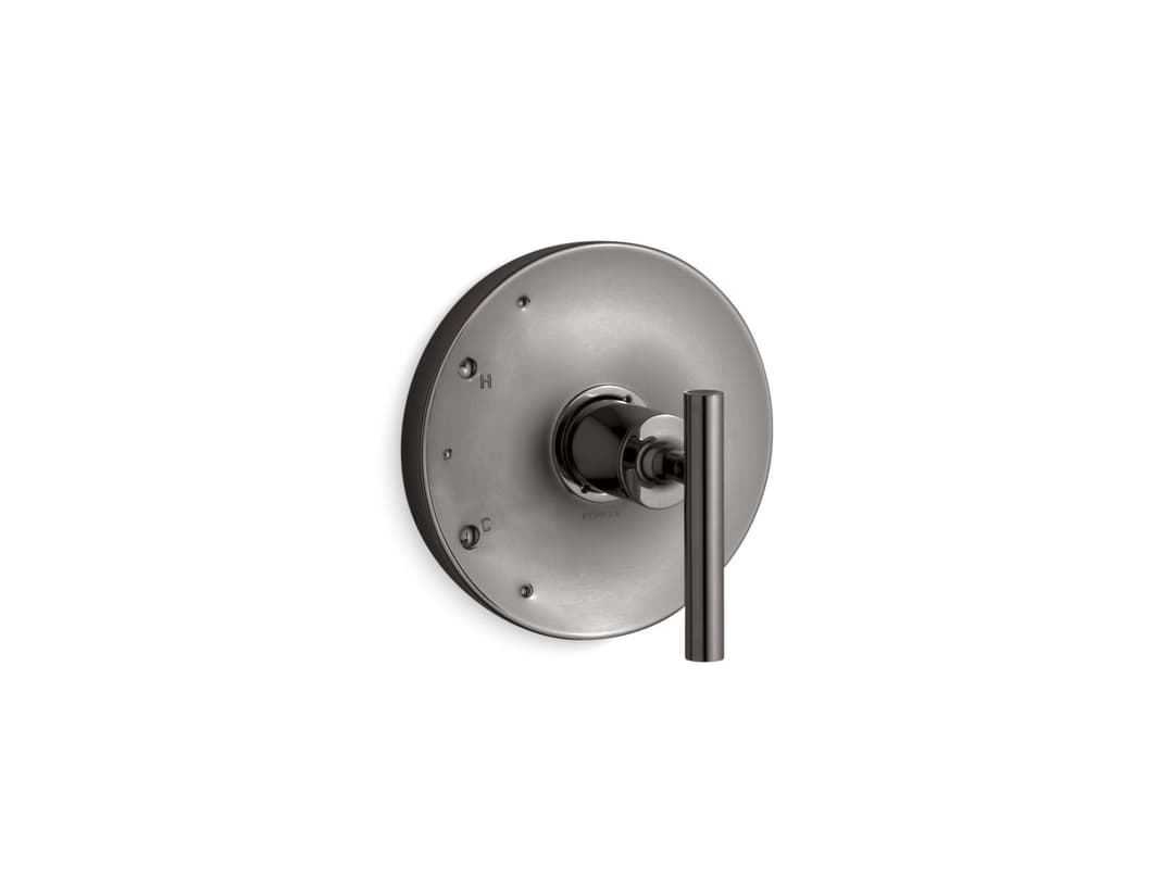 Kohler Purist Rite-Temp valve trim with lever handle - Vibrant Titanium by Kohler