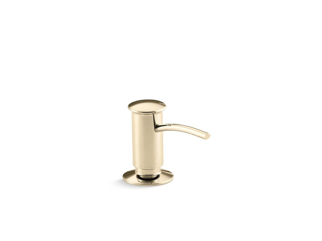Kohler Contemporary design soap/lotion dispenser - Vibrant French Gold by Kohler