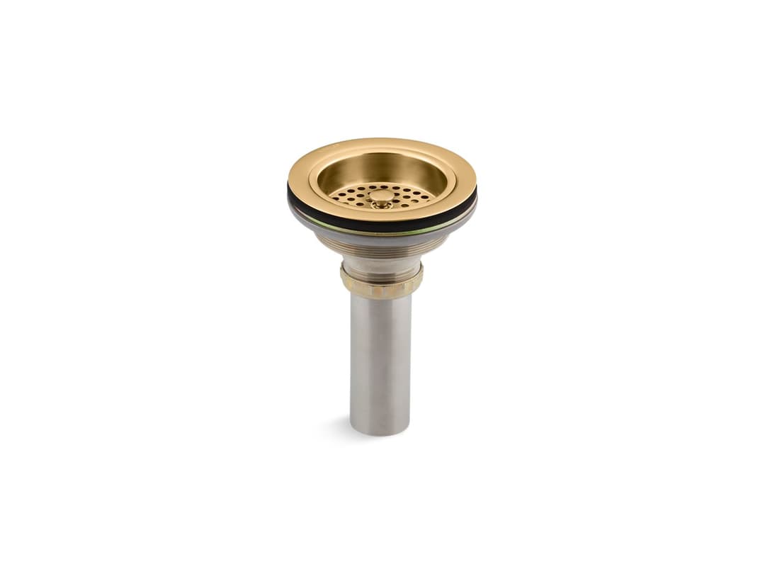 Kohler | Duostrainer | Sink Drain - Vibrant Brushed Moderne Brass by Kohler