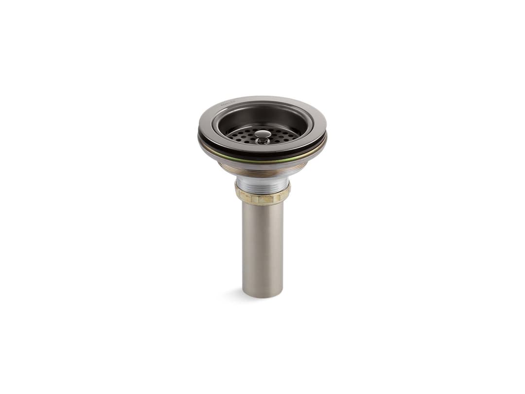 Kohler | Duostrainer | Kitchen Sink Basket Strainer - Vibrant Titanium by Kohler