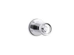 Kohler Components MasterShower transfer valve trim with Industrial handle - Polished Chrome - image 1