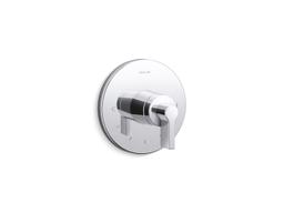 Kohler Components MasterShower temperature control valve trim with Lever handle - Polished Chrome - image 1